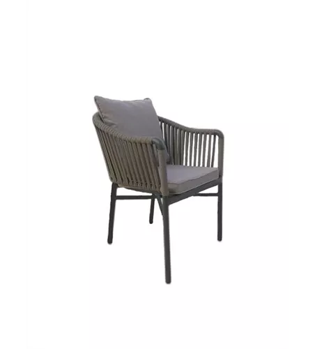 AKS Amarillo Diningsessel Aluminium Polyrattan Kunstoffgeflecht taupe AKS Amarillo Diningsessel Aluminium Polyrattan Kunstoffgeflecht taupe