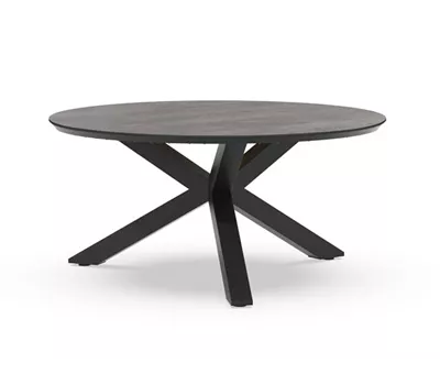 AKS Anson Diningtisch Aluminium charcoal Trespa Tischplatte Forest Grey 150 cm