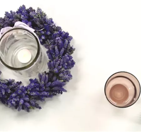 DIY Sommerliche Lavendeldekoration 