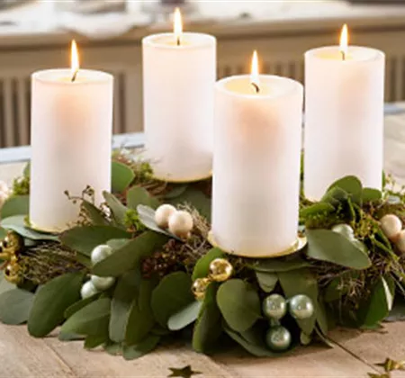 Ideen für Adventskränze