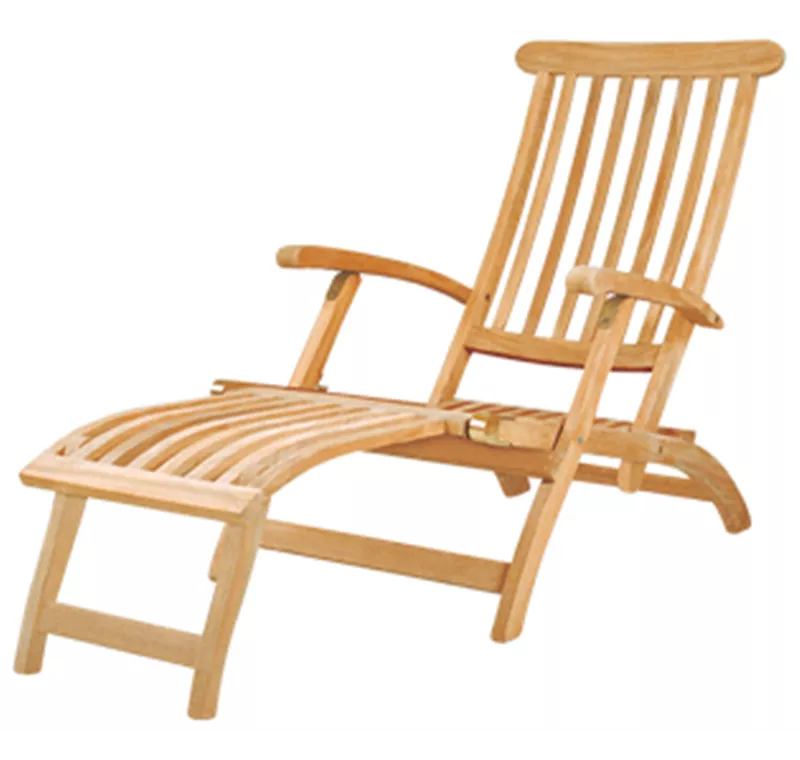 AKS Brighton Deckchair Teakholz natur 177x62x92 cm AKS Brighton Deckchair Teakholz natur 177x62x92 cm