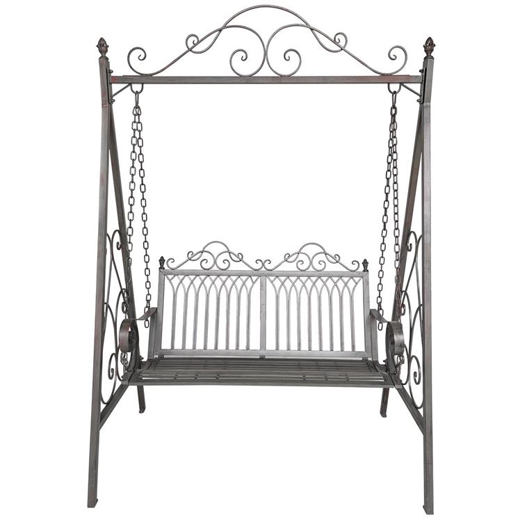 Hollywoodschaukel L 147 cm B 90 cm H 215 cm schaukelnd 2-sitzig