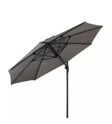 AKS Ampelschirm Aluminium Olefin taupe 300 cm AKS Ampelschirm Aluminium Olefin taupe 300 cm