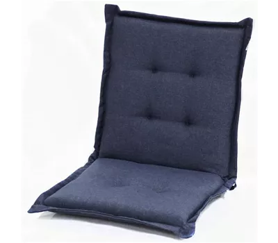 AKS Auflage für Niederlehner Olefin royal blue (52,5+45,5)x50x6 cm