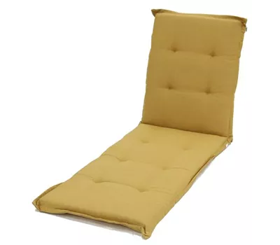 AKS Auflage für Sonnenliege Olifen royal mustard 120+75x60x6 cm