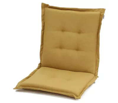 AKS Auflage für Niederlehner Olefin royal mustard (52,5+45,5)x50x6 cm